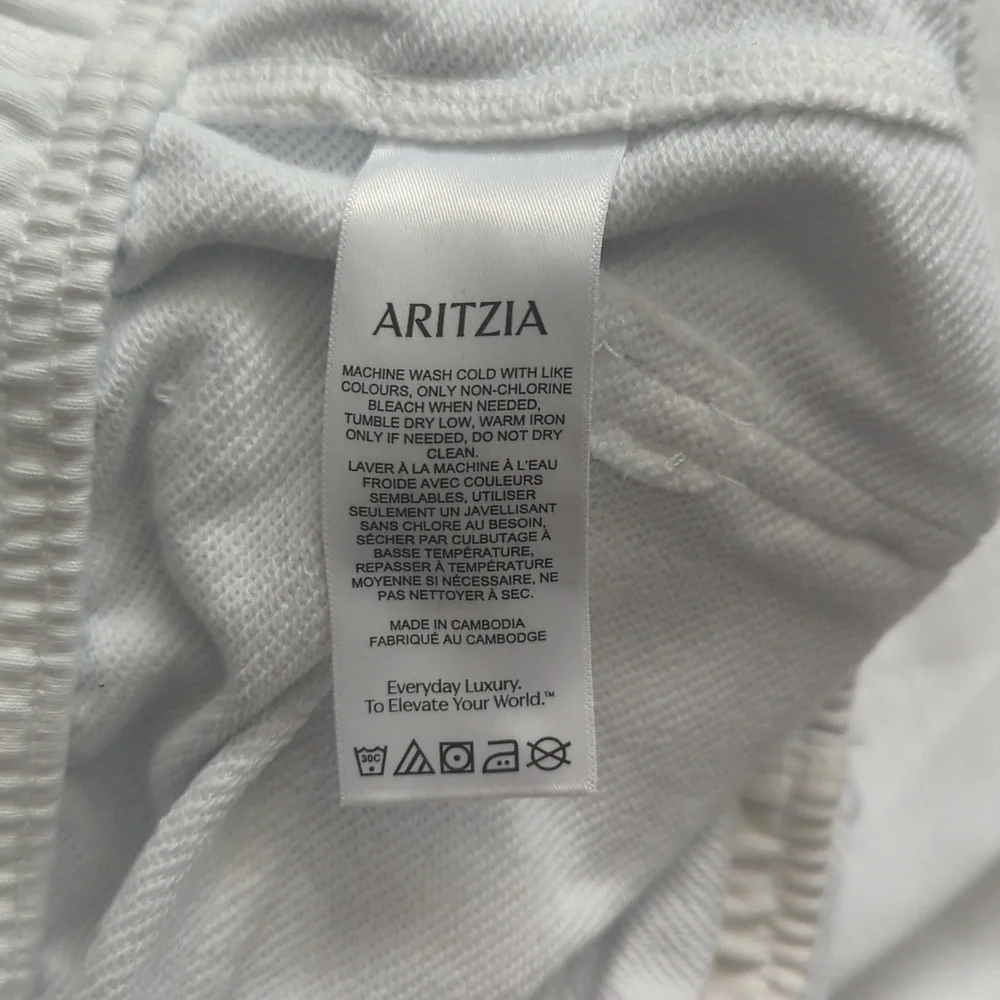 Aritzia Wide Leg Pants in White - Picture 15 of 16
